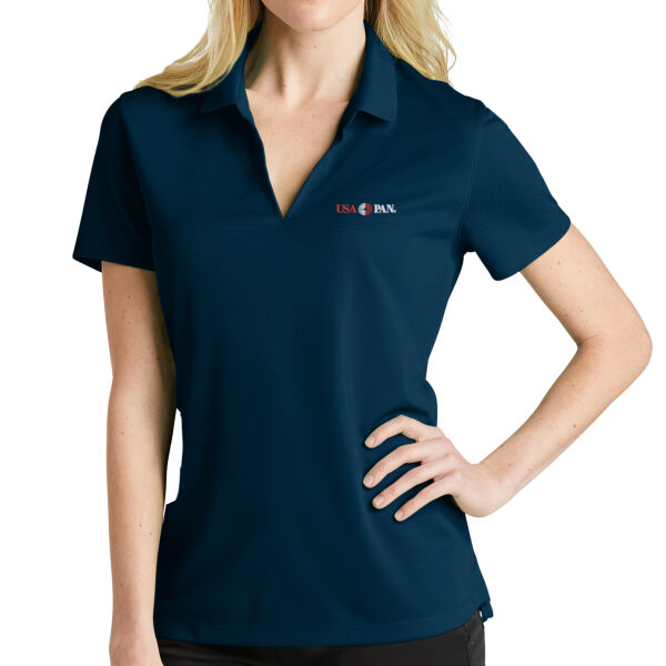 USA Pan Embroidered - Ladies Dri FIT Micro Pique 2.0 Polo Thumbnail