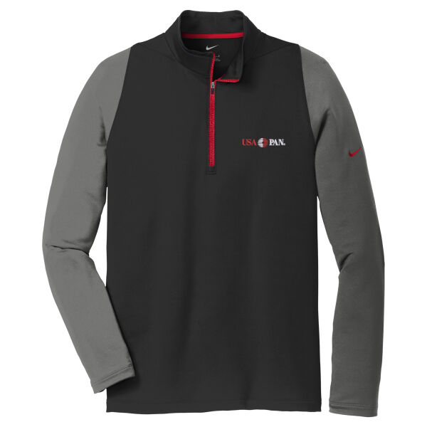 USA Pan Embroidered - Dri FIT Stretch 1/2 Zip Cover Up Thumbnail