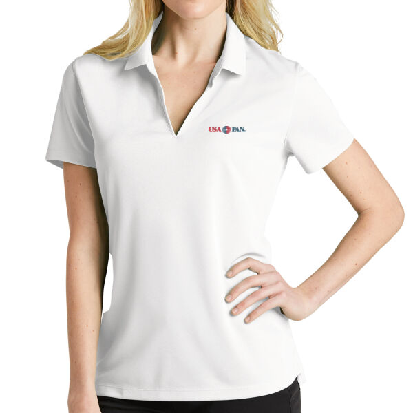 USA Pan Embroidered - Ladies Dri FIT Micro Pique 2.0 Polo Thumbnail