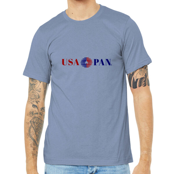USA Pan Printed- Unisex Heather CVC Short Sleeve Tee Thumbnail