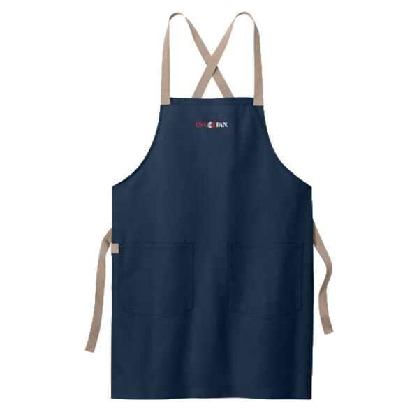 Port Authority USA Pan Embroidered- - Signature Heavy Twill Crossback Apron Thumbnail