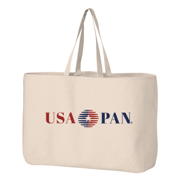 Port Authority USA Pan Printed- - Ideal Twill Jumbo Tote Thumbnail